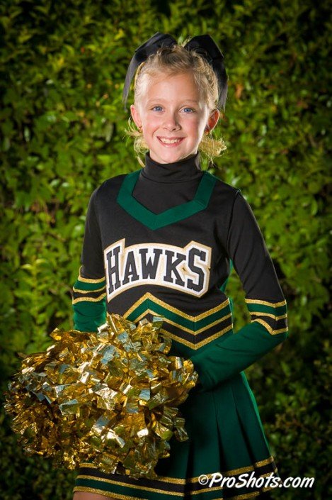 Cheer Team and Individual Portraits in Fresno