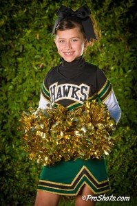 Cheer Team and Individual Portraits in Fresno