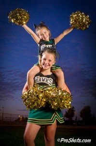 Cheer Team and Individual Portraits in Fresno