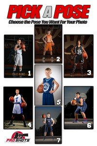 Pick A Pose Basketball - Pro Shots